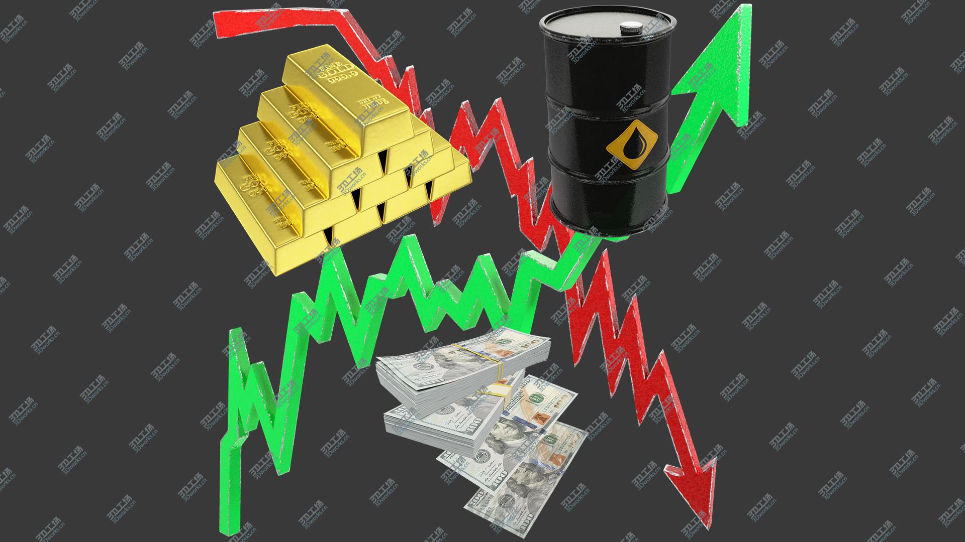 images/goods_img/202104021/3D Gold and Money and Oil Barrel Collection V2/3.jpg